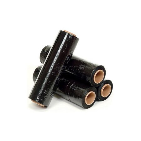 Western Plastics Western Plastic Stretch Wrap, Blown, 80 Gauge, 18Wx1500'L, Black, PK4 451880150ABK